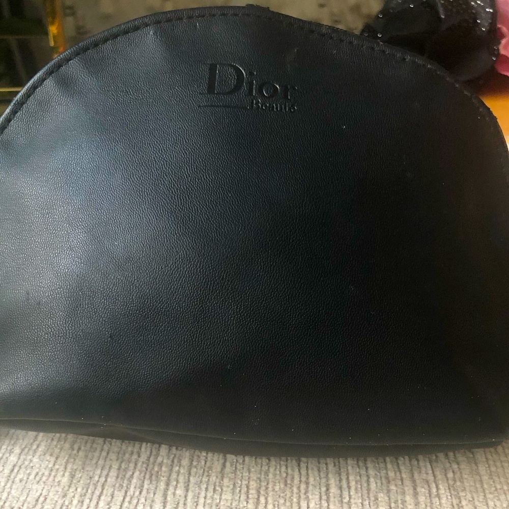 Dior Black Cosmetic Pouch